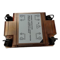 Refroidisseur de processeur de serveur 1U tout en cuivre, dissipateur thermique passif sans ventilateur pour socket de carte mère rectangulaire Intel LGA 4189