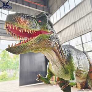 Fábrica personalizada impermeable silicona verde animado Animatronic tamaño <span class=keywords><strong>Real</strong></span> <span class=keywords><strong>Tiranosaurio</strong></span> <span class=keywords><strong>Rex</strong></span> para decoración de jardín al aire libre dinosaurio - Product Image 5