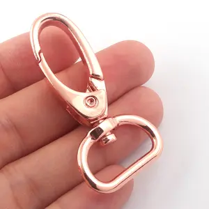 Tùy chỉnh tôm hùm xoay Clasp túi phần cứng Kim Loại Xoay Snap hook cho túi xách