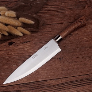 Couteau de chef de 8 pouces, acier inoxydable premium, couteau de cuisine avec manche ergonomique antidérapant en PP, vente en gros d'usine au prix actuel - Product Image 3