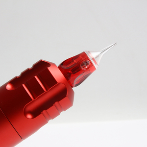 100 CÁI Kim xăm chuyên nghiệp Kim xăm dùng một lần màu đỏ # 06 # 08 # 12 0.3MM RS/RL/RM Có màng cho máy xăm - Product Image 6