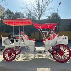 Vehículo Eléctrico de Lujo Estilo Victoriano Real para Turismo, Parques Ecuestres y Atracciones - Product Image 1