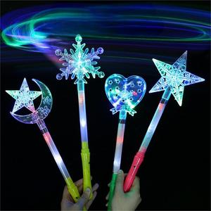 Bâtons lumineux LED clignotants en plastique en gros, poignées de <span class=keywords><strong>sabre</strong></span> <span class=keywords><strong>laser</strong></span>, jouets pour enfants, ballons Bobo, cadeaux de fête et de carnaval, 60+ ans - Product Image 1