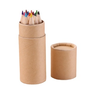 Giorgione HB - Juego de 12 Lápices de <span class=keywords><strong>Colores</strong></span> a Base de Aceite con Mango Corto, Mini Lápices de <span class=keywords><strong>Colores</strong></span> para Niños, Material Escolar, Embalaje en Caja de Cartón - Product Image 1