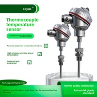 Ketile K-type Thermocouple PT100 Stainless Steel Integrated Temperature Sensor High Temperature Probe