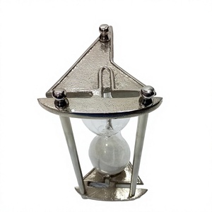 <b>Silver</b> Hourglass Table <b>Clock</b> Home Decorative Accessories Hand Cast Technique Metal White Sandtimer Wholesale Price Gift Ideas - Product Image 1