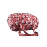 Sac de voyage matelassé en coton vintage indien fait main, couleur unie, avec fermeture éclair, multi-usages, pour le quotidien, le shopping, la gym, la plage