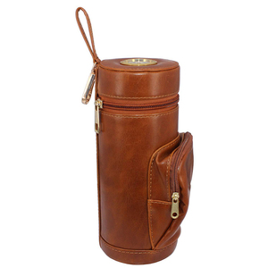 Ea336 xách tay với Cutter lưu trữ phụ kiện sang trọng Humidor hộp da chủ Logo Túi du lịch xì gà trường hợp - Product Image 3