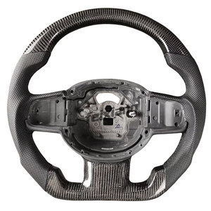 Volant en fibre de carbone pour <span class=keywords><strong>Volvo</strong></span> XC40 S90 S60 V60 V90 S40 V40 XC60 XC40 XC90, modification améliorée avec revêtement en cuir - Product Image 3