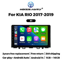 Navifly Android Car Stereo écran tactile intégré Car-play Auto Android Car Stereo X1 X2 pour KIA RIO Support BT DSP GPS WIFI