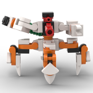 Set de Construcción de Robot Guerrero de Cuatro Patas Compatible con Mini Bloques Pequeños, Ensamblaje DIY, Juguete Educativo STEM - Product Image 6