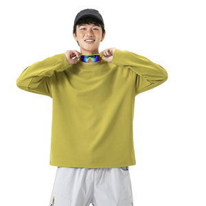 High Quality Custom Mens Full Sleeve Knitted T Shirt <b>100</b>% <b>Polyester</b> Lightweight Casual OEM Wholesale Supply - Product Image 4