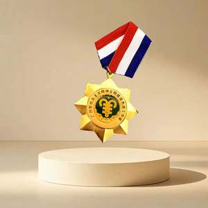 โรงงานขายส่งเหรียญกีฬาฟุตบอลและวิ่งแบบกำหนดเอง พร้อมริบบิ้น เหรียญหล่อขึ้นรูปตามสั่ง - Product Image 5