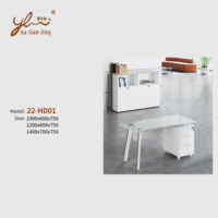 Bureau moderne Foshan pour chambre à coucher, table de bureau pour médecin, bureau simple avec rangement