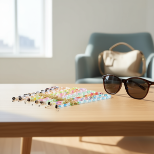 Correa de plástico para gafas de la marca Z, 70 cm, colorida y ajustable, para gafas de sol y bolsos - Product Image 2