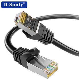 Câble Ethernet RJ45 OEM 1m 2m Cat5e 26AWG blindé SFTP 100% cuivre, câbles réseau informatiques ROHS 8P8C, cordon de raccordement - Product Image 5