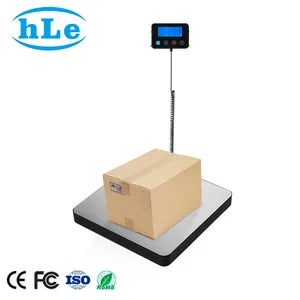 200kg Stainless Steel Luggage Platform Parcel Weight Measuring Floor Scale Stainless Steel Shipping Postal Scale
