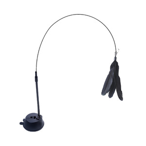 Nouvelle jouette pour chat en résine époxy à ventouse puissante, jouet à plumes pour chat, auto-entretenant, anti-griffures et résistant aux morsures, portable - Product Image 1