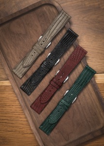 Correa de cuero de lagarto real de lujo 18/20/22mm resistente al agua multicolor y pedido a granel para cualquier marca de moda - Product Image 6