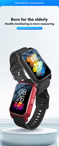 นาฬิกาอัจฉริยะติดตามตำแหน่งด้วย GPS 4G หน้าจอสัมผัส ตรวจจับการล้ม บันทึกข้อมูลสุขภาพ โทรฉุกเฉิน SOS สายรัดข้อมือ - Product Image 3