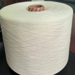 Bán Buôn Tinh Khiết Sợi Bông Chải Kỹ Pima Chủ Đề Cho Đan Hữu Cơ Tái Chế Màu Trắng Nhỏ Gọn Vòng Trục Chính Găng Tay Găng Tay Vớ Chất Liệu - Product Image 2