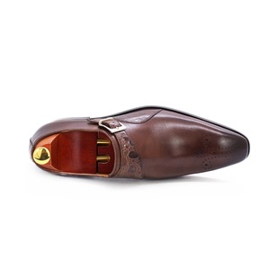 Zapatos Formales de Cuero de Lujo para Hombre, con Cordones, Color Marrón, para Bodas y Fiestas, Zapatos Oxford para Hombre - Product Image 3
