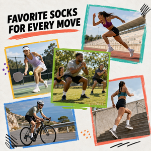 Chaussettes de sport antidérapantes personnalisées pour hommes, chaussettes de compression pour le cyclisme, le basketball, la course à pied, en coton de qualité supérieure, unisexes - Product Image 6