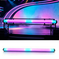 40W LED RGBW Stand diffusor Drahtlose DMX512 Steuerung IP65 PVC Röhren leuchte für Outdoor Party DJ Stage Wiederauf ladbare Pixel beleuchtung