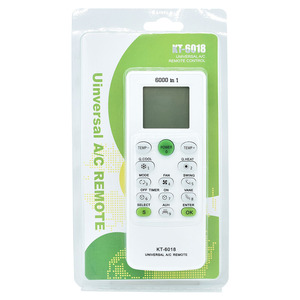 รีโมทคอนโทรลแอร์ยูนิเวอร์แซล KT-6018 สำหรับ Aux/Carrier/Changhong/Chigo/ForDaikin/Gree /Haier /Hisense - Product Image 1