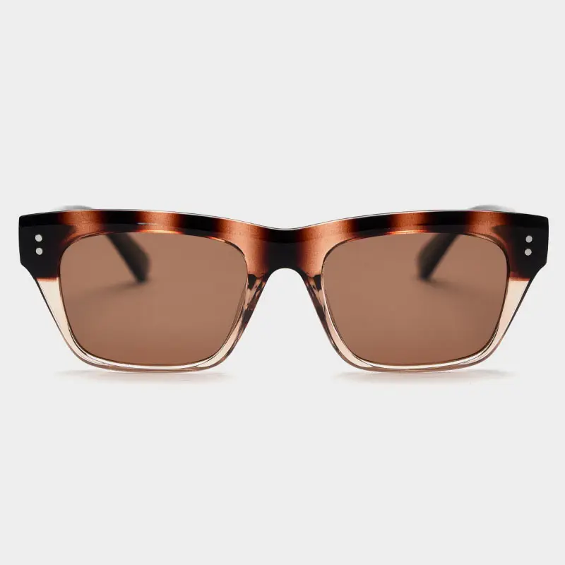 Cuadrado tortuga leopardo cuadrado lujo mujer gafas de sol polarizadas sexy mujeres gafas de sol 2024
