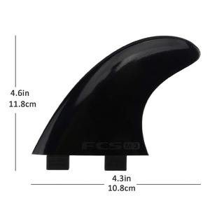 Kit de timón trasero M3 transfronterizo para Stand-Up Paddleboarding, juego de 3 piezas (izquierda/central/derecha), accesorios divisor de agua para tabla de paddleboard - Product Image 1