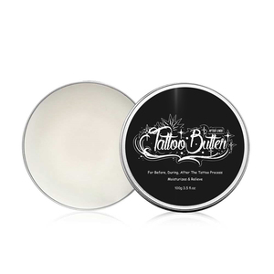 Balsamo Biologico per la Cura del Tatuaggio, Etichetta Privata, Crema Riparatrice Organica per Tatuaggi, Burro per la Cura Post-Tatuaggio - Product Image 1