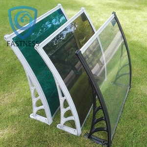 Marco <span class=keywords><strong>de</strong></span> aleación LED PC Hojas sólidas Carport Cubierta <span class=keywords><strong>de</strong></span> lluvia Balcón Sombrillas Toldo Tienda - Product Image 3