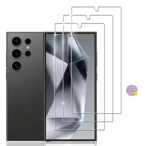 Accepter le <span class=keywords><strong>verrouillage</strong></span> des empreintes digitales pour <span class=keywords><strong>Samsung</strong></span> S25 Ultra Full Glue Protecteur d'écran pour SAM Galaxy S24 S23 S22 Plus 0.18Mm Verre trempé - Product Image 1