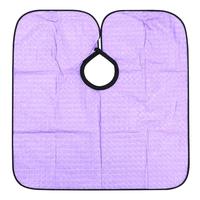 Tablier pour Salon de coiffure, tablier court violet, en Polyester, fournitures, Design de coloration, robe de barbier, pour adultes et enfants, livraison gratuite, nouvelle collection