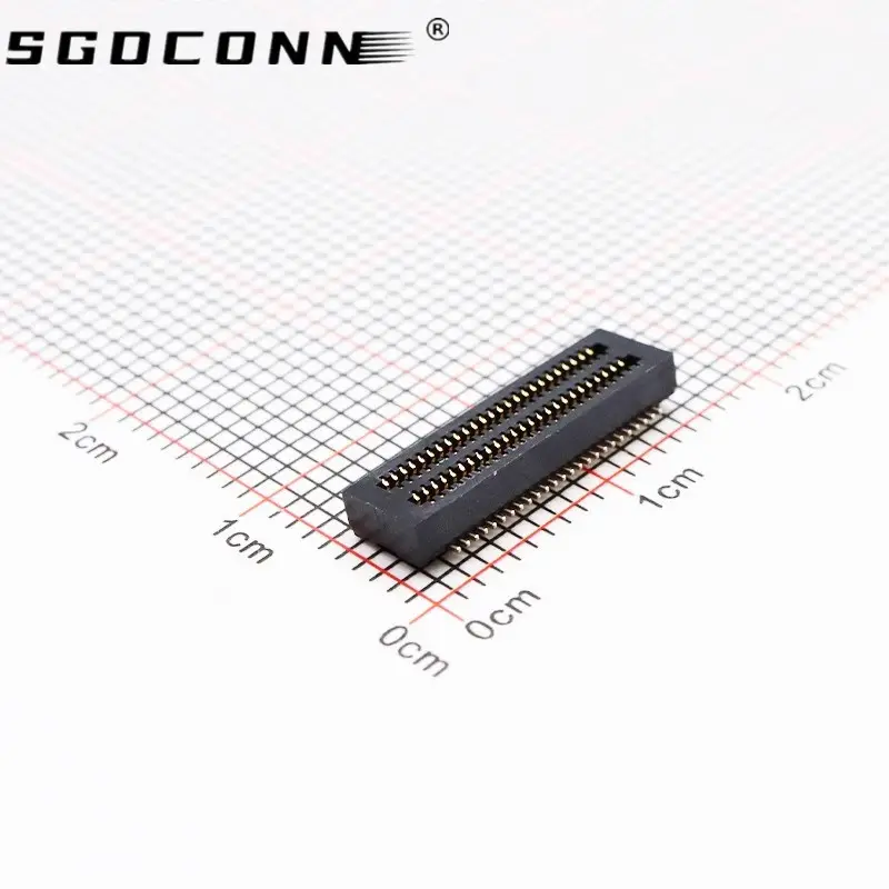 0.8mm Pitch PCB SMT Side Entry 10-40P Au plating Hight 5.2mm Board to board connector
