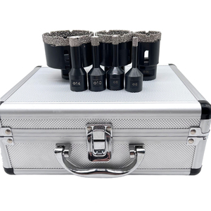 GuHua, calidad europea, 6-68mm, rosca M14, <span class=keywords><strong>coronas</strong></span> de diamante secas soldadas al vacío, juego de brocas de perforación <span class=keywords><strong>para</strong></span> baldosas de cerámica de porcelana - Product Image 5