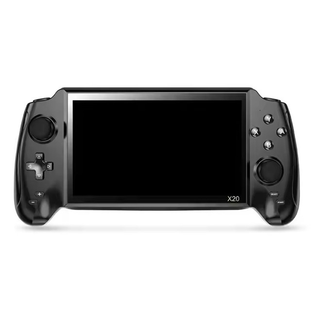 NKIWI X20 7 Inch Retro Handheld Game Player Console Classic Style with 10000 Games 16GB Memory Dual Player Wi-Fi Communication