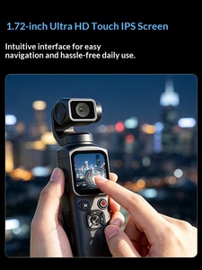 Caméra portable 4K CMOS avec stabilisateur, 75MP, pour vlogging et sport, caméscope numérique haute définition avec suivi IA et embellissement intelligent - Product Image 4