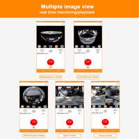 Dashcam-cámara panorámica de 360 grados Para salpicadero de coche, videocámara profesional con Wifi, Dvr, grabación, caja negra