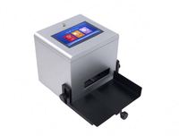 Imprimante jet d'encre semi-automatique industrielle 12,7 mm pour codes-barres et numéros de lot – Machine de codage en ligne