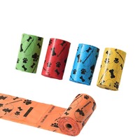 Amidon de maïs 100% biodégradable compostable écologique de haute qualité personnalisé en gros sac de merde de déchets de chien