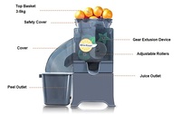Vente directe d'usine, presse-agrumes commercial multifonction, presse-agrumes à oranges de petite taille