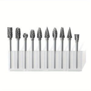 ตะไบทังสเตนคาร์ไบด์ตัดคู่ชุดหัวเจาะเหล็กเกรดอุตสาหกรรม10ชิ้น - Product Image 3