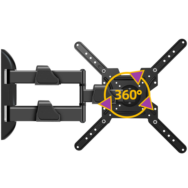 HILLPORT 360 Rotating TV Wall Mount Vertical TV Bracket Suitable for Mobile Phone Screen Casting, Vertical TV DY3255