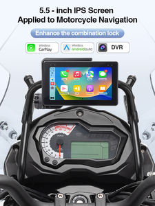 Grandnavi pour BMW moto CarPlay sortie rapide magnétique sans fil Carplay DVR enregistrement Android <span class=keywords><strong>Auto</strong></span> GPS Navi Anti-vol - Product Image 3