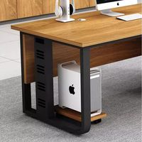 Bureau Minimaliste Moderne avec Plateau Épaissi, Table d'Ordinateur pour Bureau à Domicile, Bureau de Direction pour Travail et Étude, Vente en Gros
