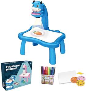 Kinder-Projektions-Zeichenbrett Intelligente Zeichenprojektor-Maschine mit 32 Cartoon-Mustern und Pinseln - Product Image 2