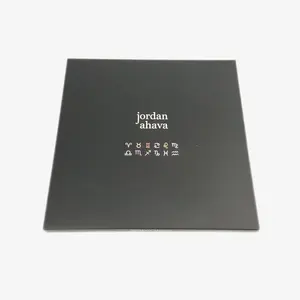 Boîte d'enveloppe Boîte de papier de processus UV noir Foulard en soie Mouchoir Serviette Lunettes Tissu Écharpe Carton d'emballage - Product Image 5