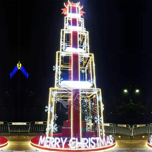 Al aire libre 41ft 44ft 47ft 50ft grande habitación Deluxe árbol de Navidad Torre gigante Árbol de la decoración de la Navidad - Product Image 5